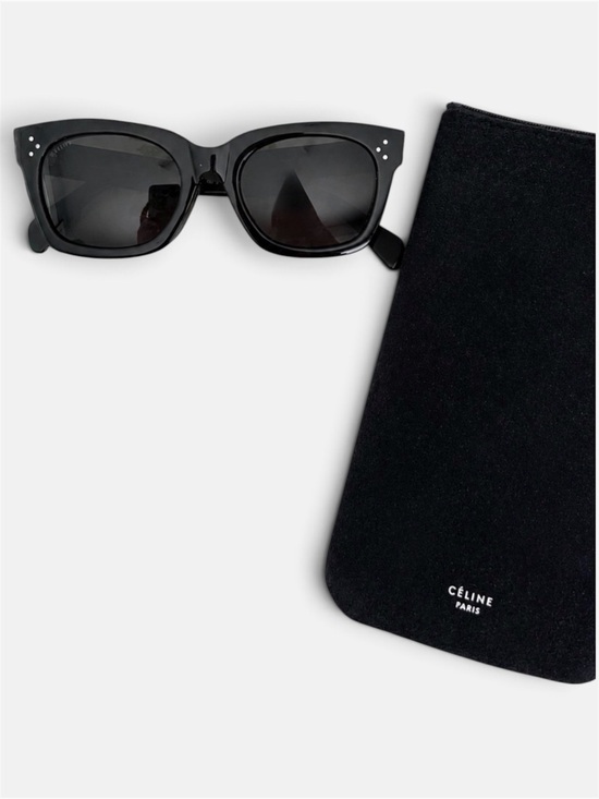 Celine Accessories - Rare Authentic Celine CL41035/F/S 807BN Black Sunglasses + Original Celine Pouch